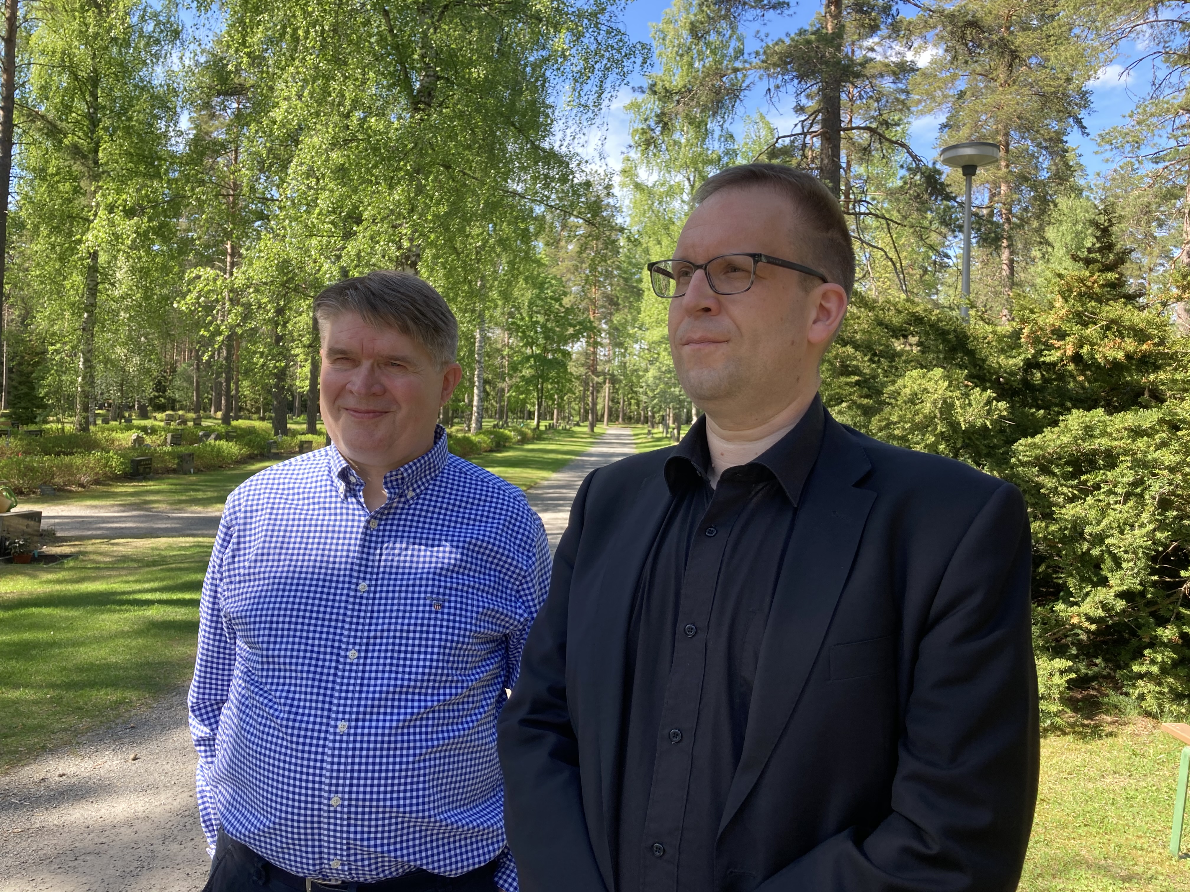Jonas Hirvelä ja Marko Kupari