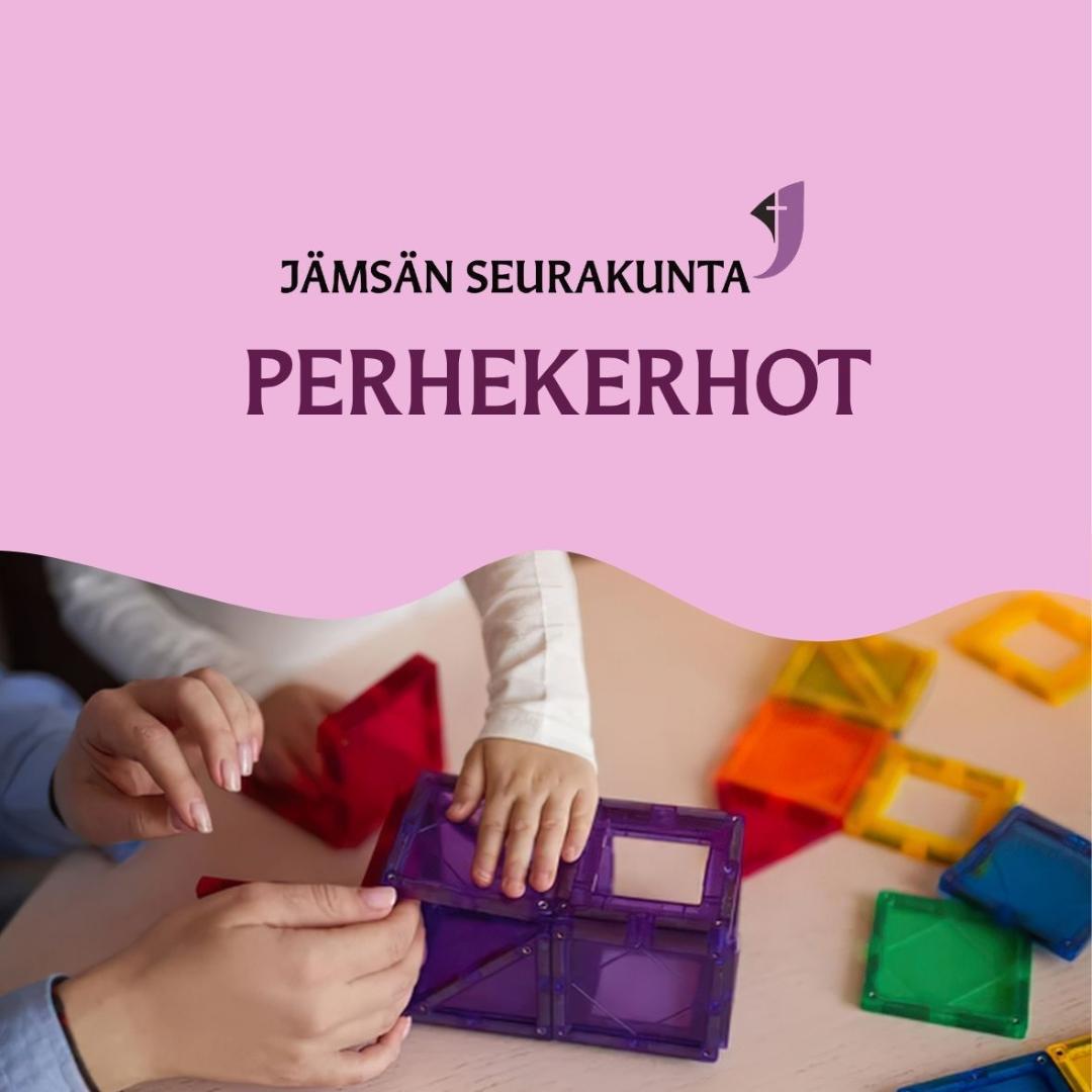 Aikuinen leikkii lapsen kanssa palikoilla.